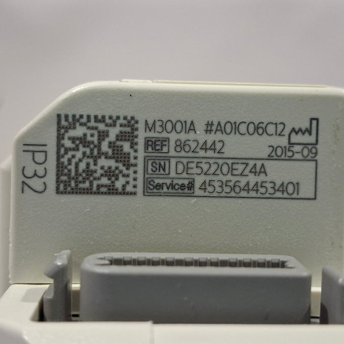 Philips M3001A-A01C06C12 Fast SpO2, NIBP, 12 lead ECG, Temp, IBP MMS Module