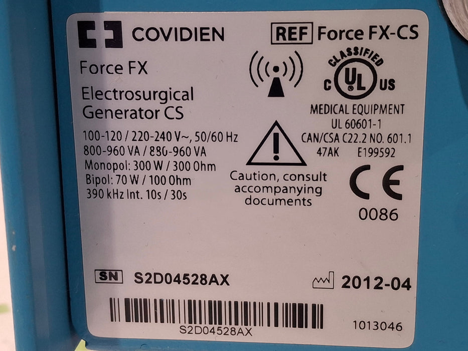 Covidien Force FX-CS Electrosurgical Unit