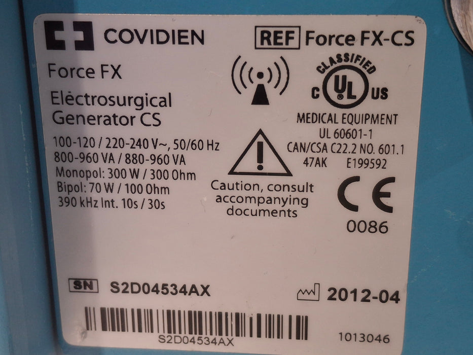 Covidien Force FX-CS Electrosurgical Unit