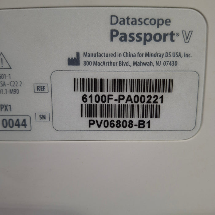 Mindray Passport V Patient Monitor