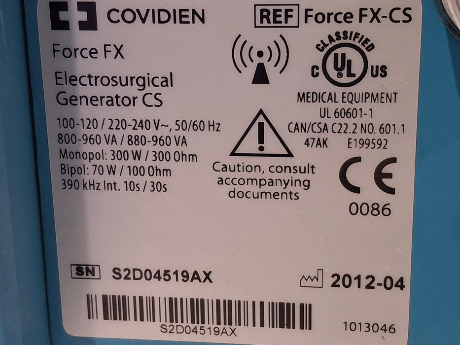 Covidien Force FX-CS Electrosurgical Unit