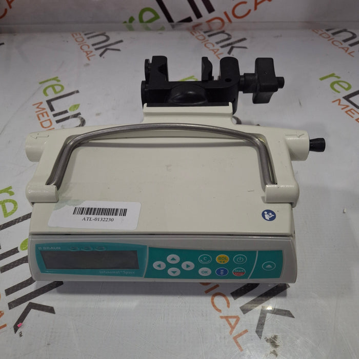 B. Braun Infusomat Space w/Pole Clamp Infusion Pump