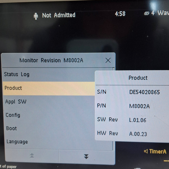 Philips IntelliVue MP30 Patient Monitor