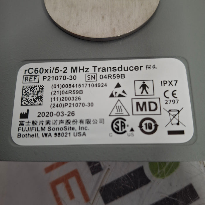 Sonosite rC60xi/5-2 MHz Curved Array Transducer