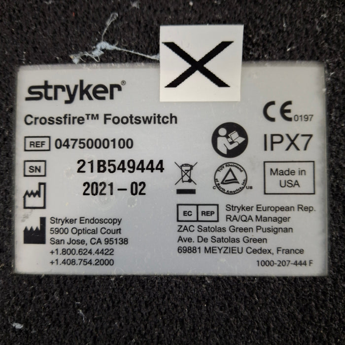Stryker Crossfire Footswitch