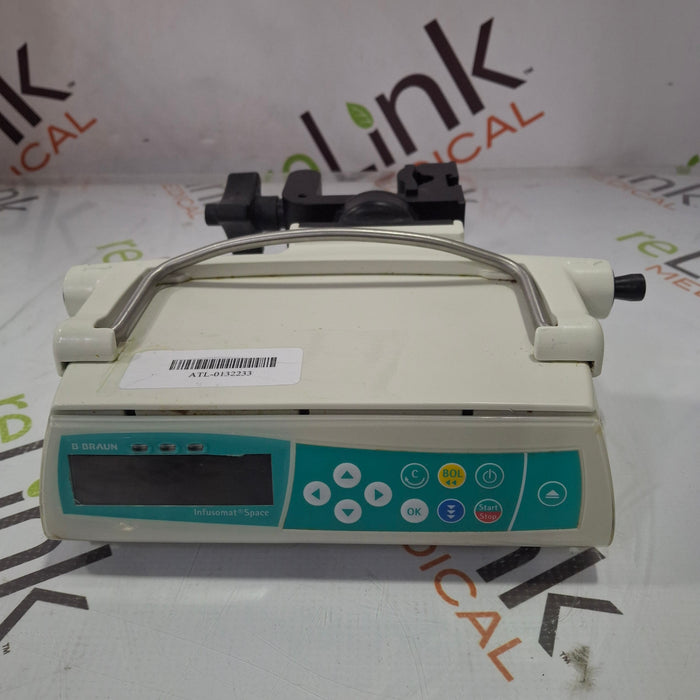 B. Braun Infusomat Space w/Pole Clamp Infusion Pump