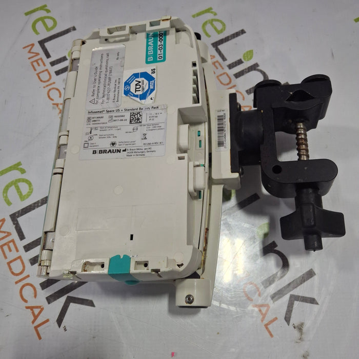 B. Braun Infusomat Space w/Pole Clamp Infusion Pump
