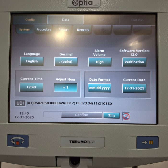 Terumo BCT Spectra Optia Apheresis System