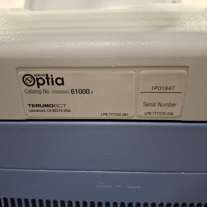 Terumo BCT Spectra Optia Apheresis System