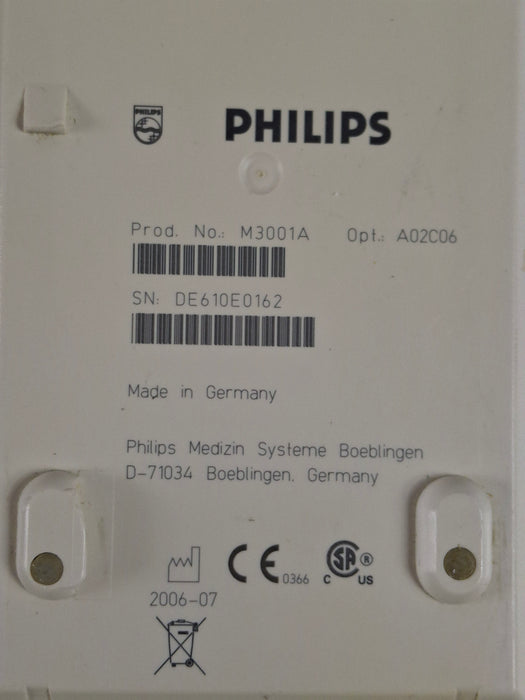 Philips M3001A-A02C06 OxiMax SpO2, NIBP, ECG, Temp, IBP MMS Module