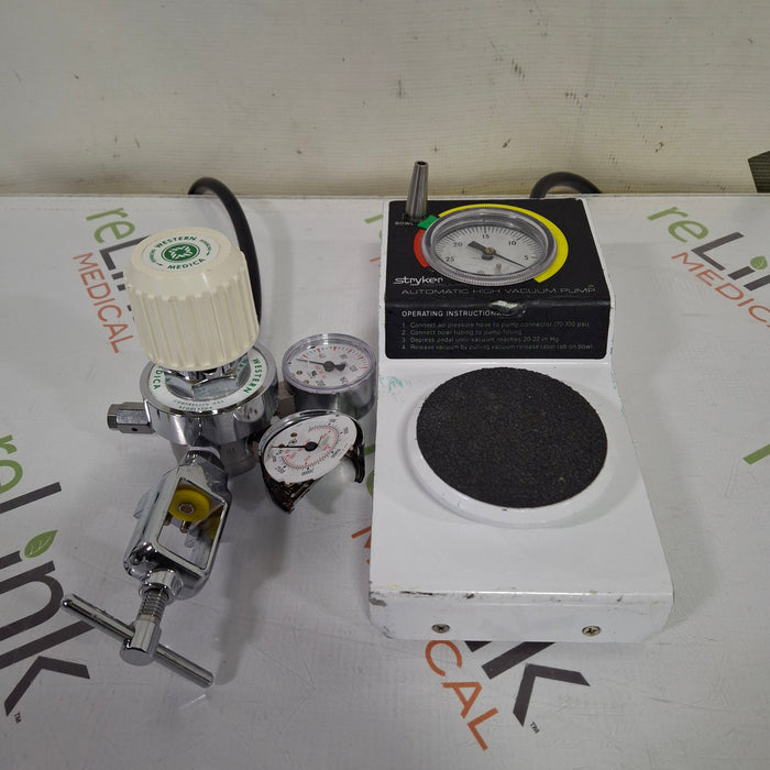 Stryker 206-500 Automatic High Vacuum Foot Pump