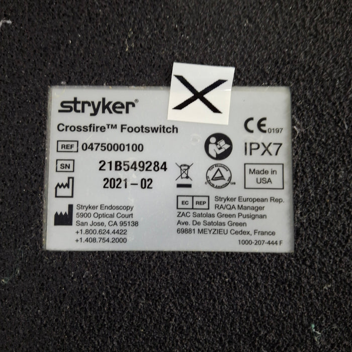 Stryker Crossfire Footswitch