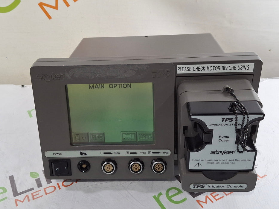 Stryker TPS Irrigation Console