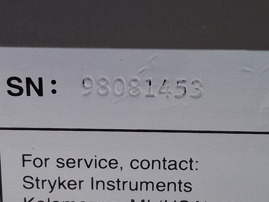 Stryker TPS Irrigation Console