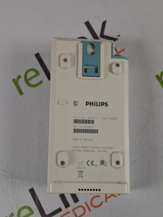Philips M3001A-A02C06 OxiMax SpO2, NIBP, ECG, Temp, IBP MMS Module