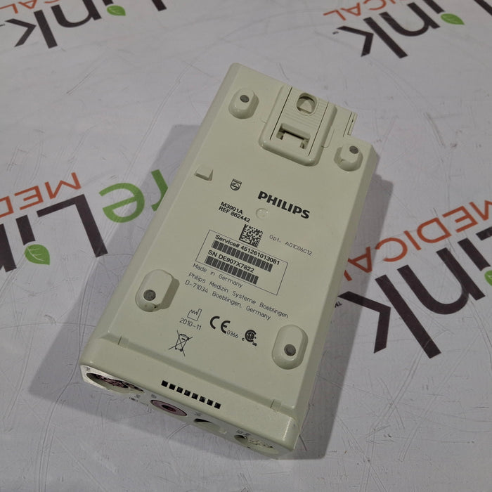 Philips M3001A-A01C06C12 Fast SpO2, NIBP, 12 lead ECG, Temp, IBP MMS Module
