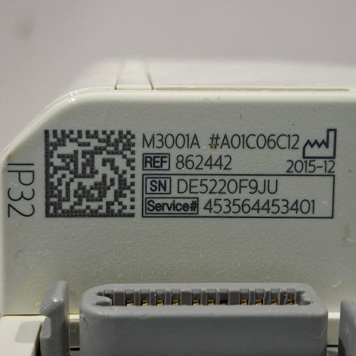 Philips M3001A-A01C06C12 Fast SpO2, NIBP, 12 lead ECG, Temp, IBP MMS Module