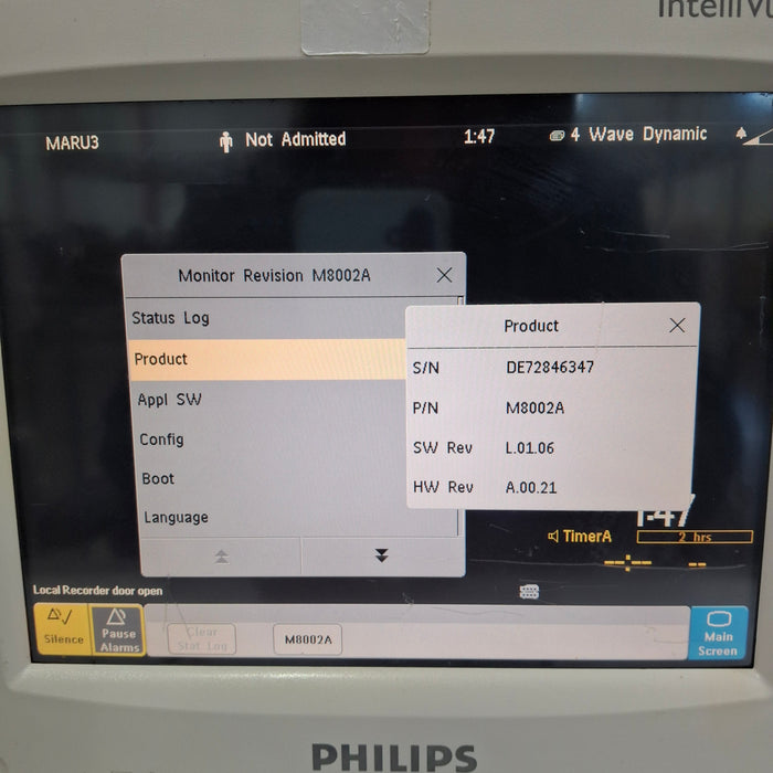 Philips IntelliVue MP20 Patient Monitor