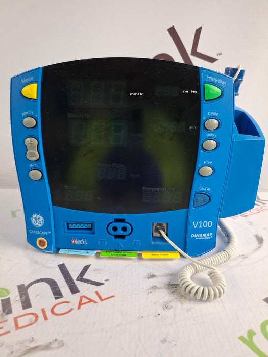 GE Healthcare Dinamap V100 - NIBP, SpO2, Temp Vital Signs Monitor