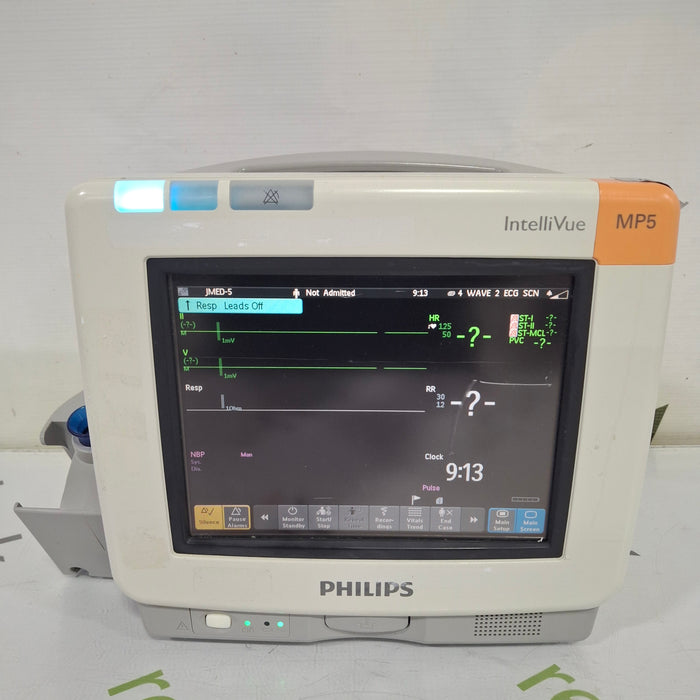 Philips Intellivue MP5 - ECG, Fast SpO2, NIBP, Press, Temp Patient Monitor