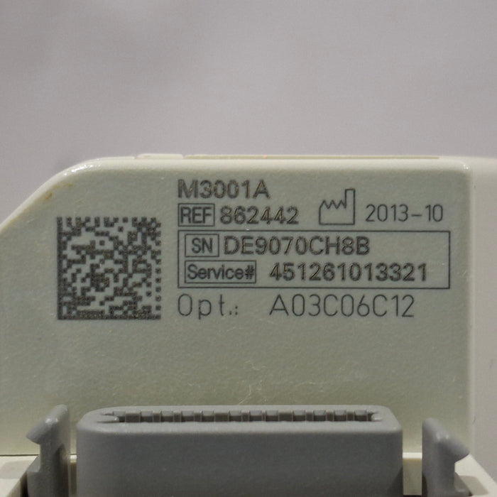 Philips M3001A-A03C06C12 Masimo SpO2, NIBP, 12 lead ECG, Temp, IBP MMS Module
