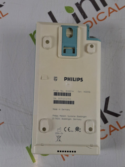 Philips M3001A-A02C06 OxiMax SpO2, NIBP, ECG, Temp, IBP MMS Module