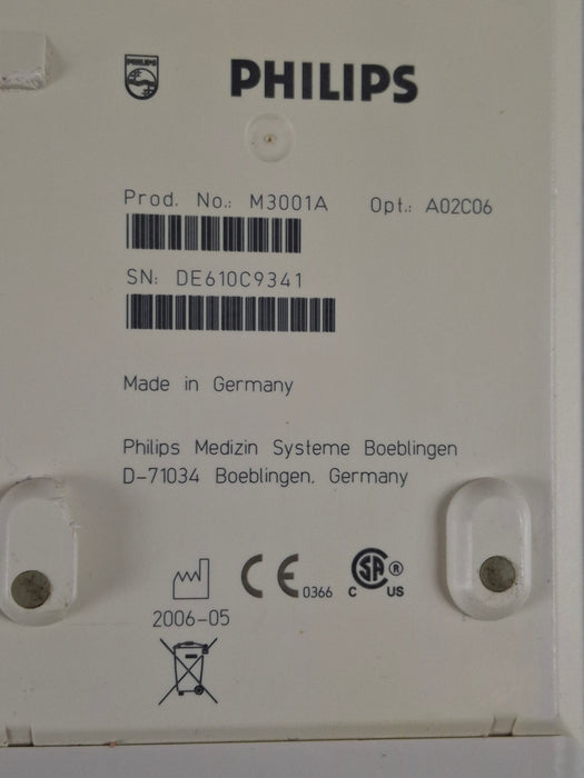 Philips M3001A-A02C06 OxiMax SpO2, NIBP, ECG, Temp, IBP MMS Module
