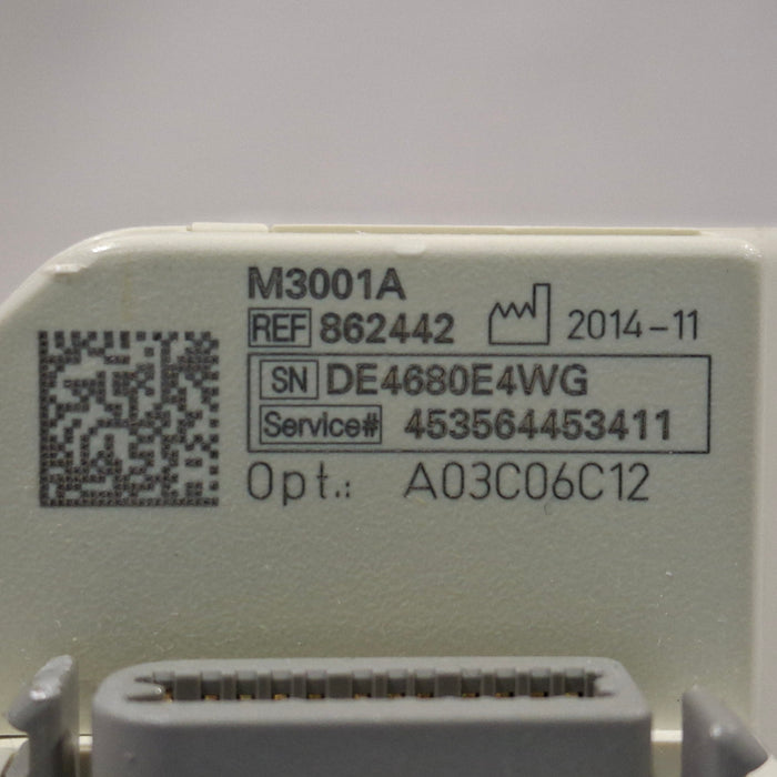 Philips M3001A-A03C06C12 Masimo SpO2, NIBP, 12 lead ECG, Temp, IBP MMS Module