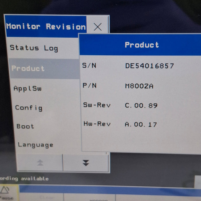 Philips IntelliVue MP30 - Anesthesia Patient Monitor