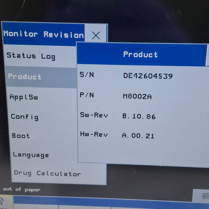 Philips IntelliVue MP30 - Anesthesia Patient Monitor