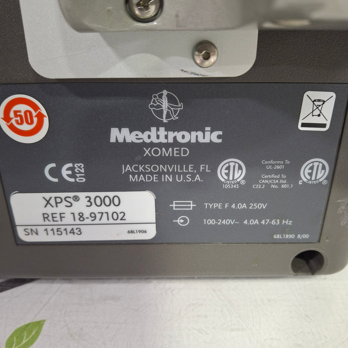 Medtronic XOMED XPS 3000 Shaver Console