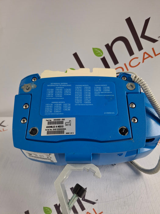 GE Healthcare Dinamap V100 - NIBP, SpO2, Temp Vital Signs Monitor