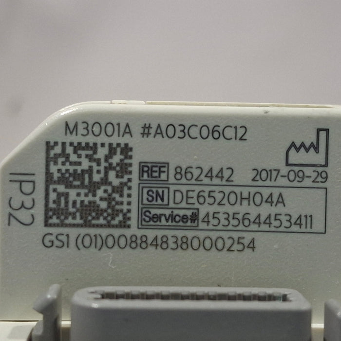 Philips M3001A-A03C06C12 Masimo SpO2, NIBP, 12 lead ECG, Temp, IBP MMS Module