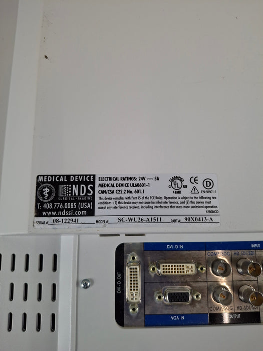 NDS Surgical Imaging SCWU26A1511 26" Medical Monitor