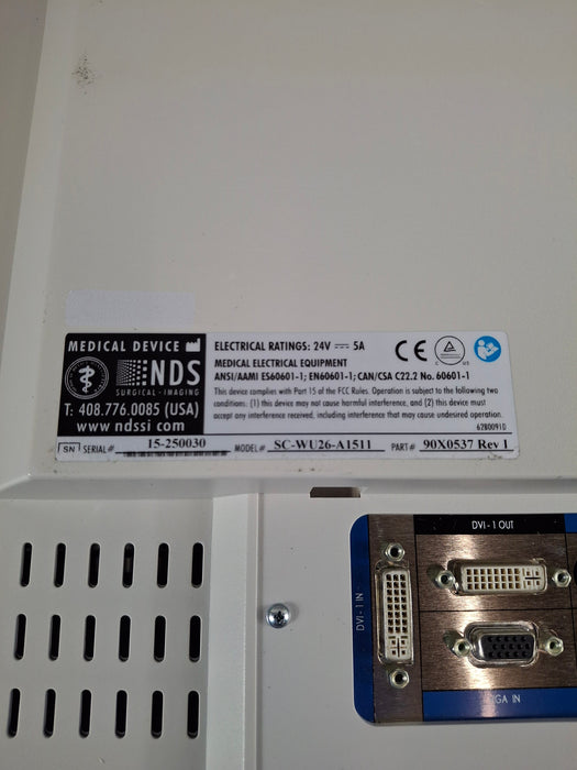 NDS Surgical Imaging SCWU26A1511 26" Medical Monitor