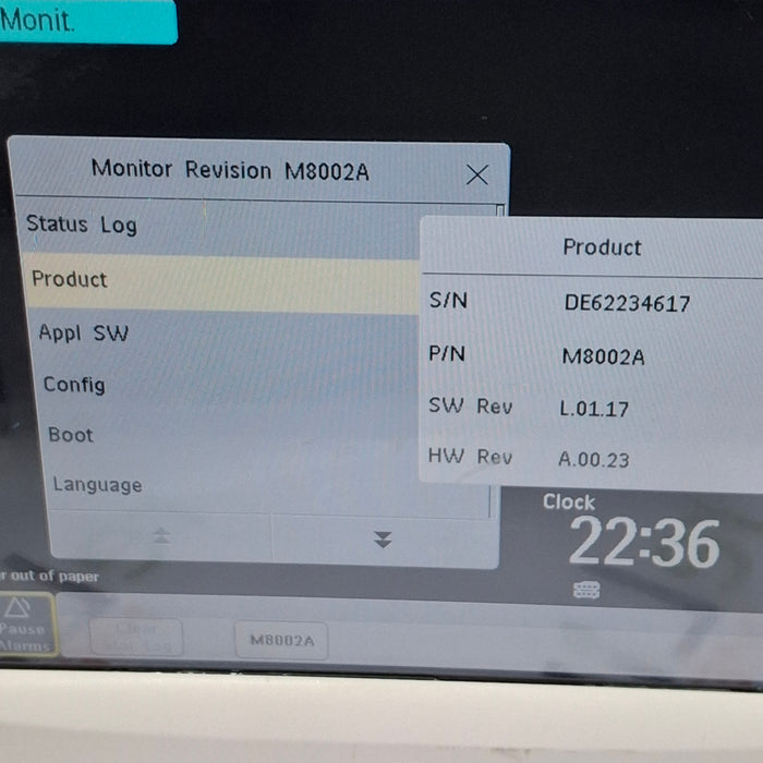 Philips IntelliVue MP30 - Anesthesia Patient Monitor