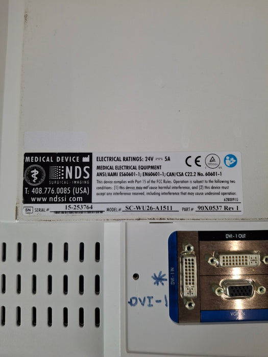 NDS Surgical Imaging SCWU26A1511 26" Medical Monitor