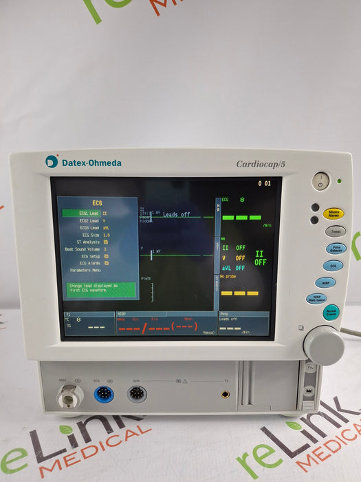 Datex-Ohmeda Cardiocap 5 Patient Monitor