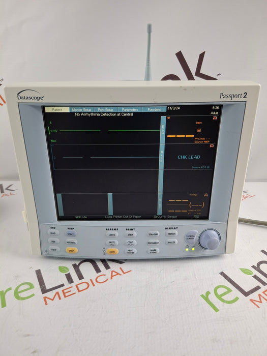 Datascope Passport 2 Patient Monitor