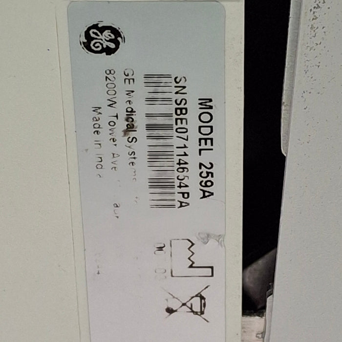 GE Healthcare Corometrics 250cx Series Model 259cx Fetal Monitor