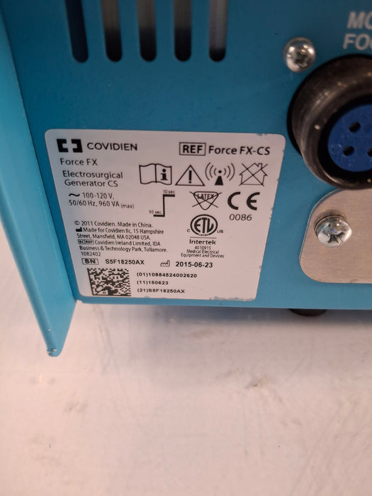 Covidien Force FX-CS Electrosurgical Unit