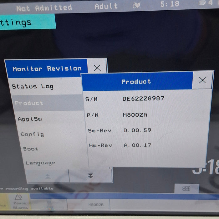 Philips IntelliVue MP30 Patient Monitor