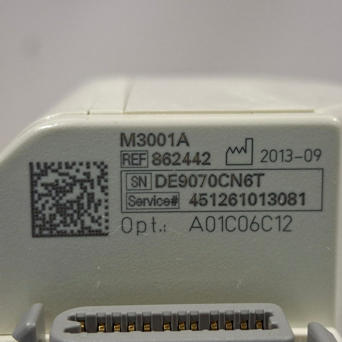 Philips M3001A-A01C06C12 Fast SpO2, NIBP, 12 lead ECG, Temp, IBP MMS Module