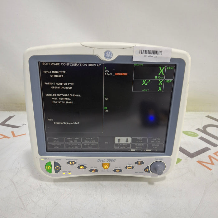 GE Healthcare Dash 5000 - Masimo SpO2 Patient Monitor