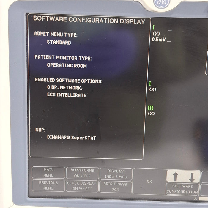 GE Healthcare Dash 5000 - Masimo SpO2 Patient Monitor