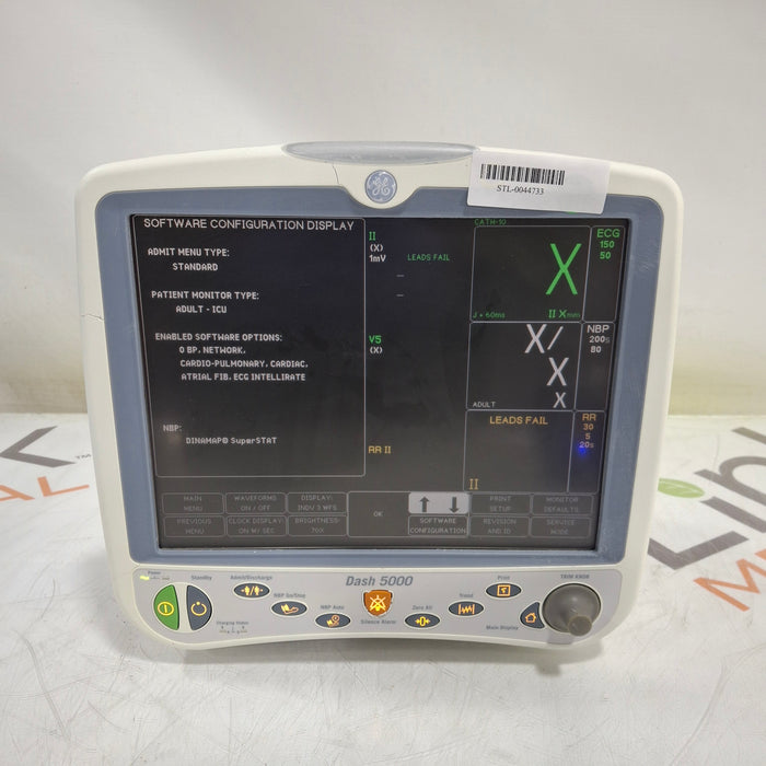 GE Healthcare Dash 5000 - Masimo SpO2 Patient Monitor