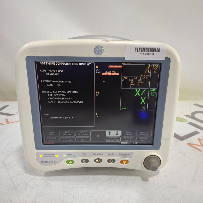 GE Healthcare Dash 4000 - Masimo SpO2 Patient Monitor