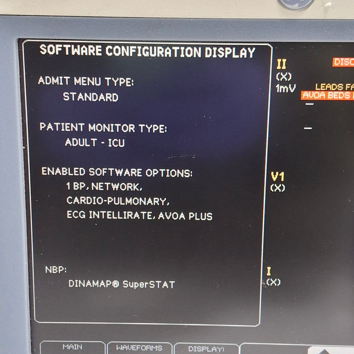 GE Healthcare Dash 4000 - Masimo SpO2 Patient Monitor