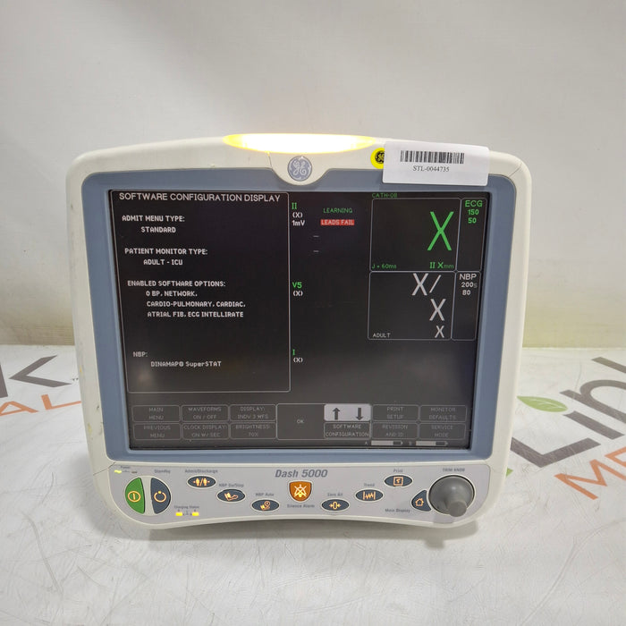 GE Healthcare Dash 5000 - Masimo SpO2 Patient Monitor