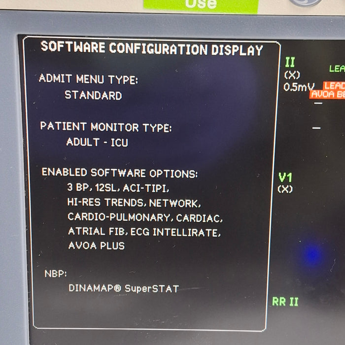 GE Healthcare Dash 4000 - Masimo SpO2 Patient Monitor
